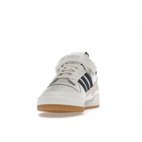 Кроссы adidas Forum Low White Navy Gum - мужская сетка размеров