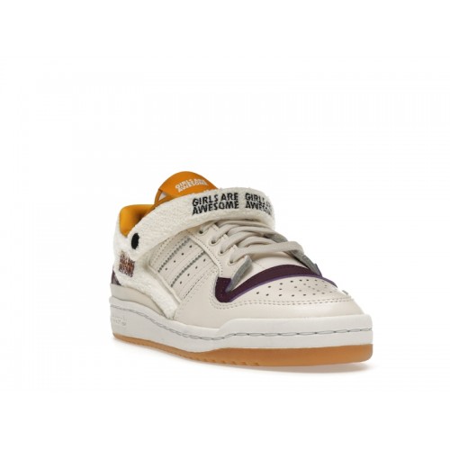 Кроссы adidas Forum Low Girls Are Awesome White - мужская сетка размеров