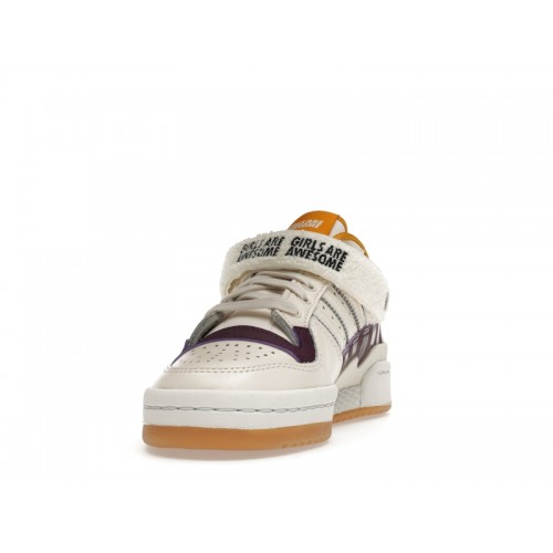 Кроссы adidas Forum Low Girls Are Awesome White - мужская сетка размеров