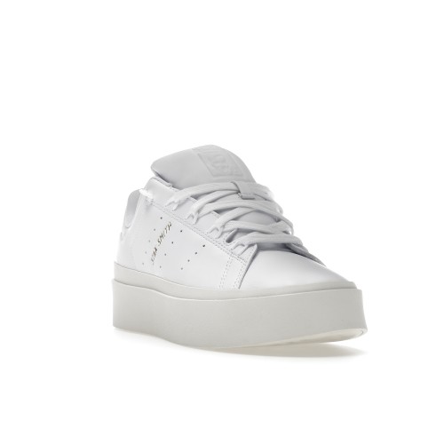 Кроссы adidas Stan Smith Bonega Cloud White Cloud White Off White (W) - женская сетка размеров