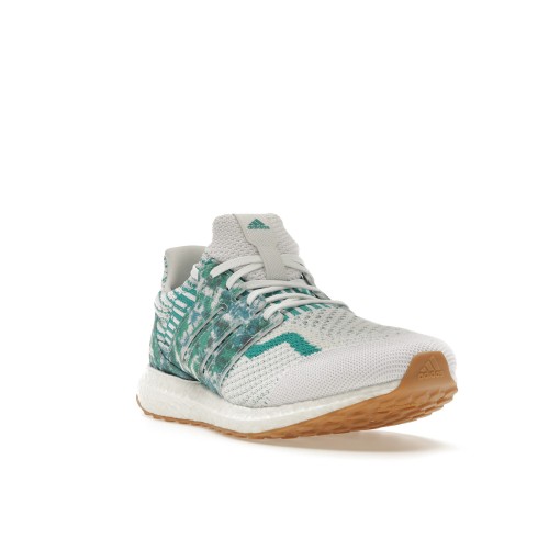 Кроссы adidas Ultra Boost 5.0 DNA Cloud White Green - мужская сетка размеров