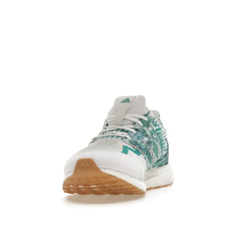 Кроссы adidas Ultra Boost 5.0 DNA Cloud White Green - мужская сетка размеров