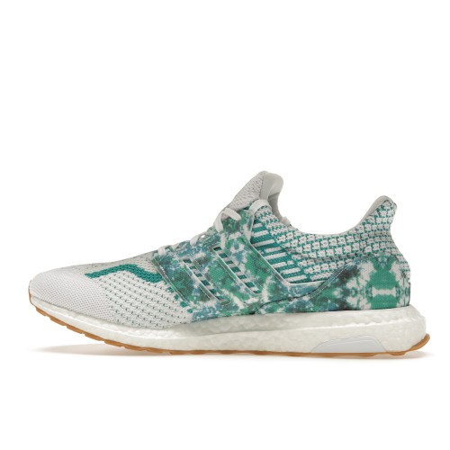 Кроссы adidas Ultra Boost 5.0 DNA Cloud White Green - мужская сетка размеров