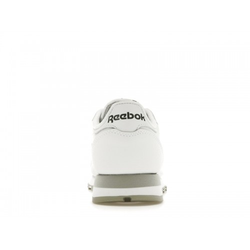 Reebok Classic Leather White Pure Grey - мужская сетка размеров