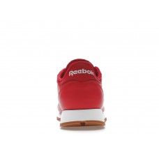 Кроссовки Reebok Classic Leather Red Footwear White