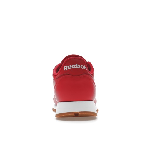 Кроссы Reebok Classic Leather Red Footwear White - мужская сетка размеров