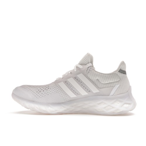 Кроссы adidas Ultra Boost Web DNA Cloud White Grey - мужская сетка размеров