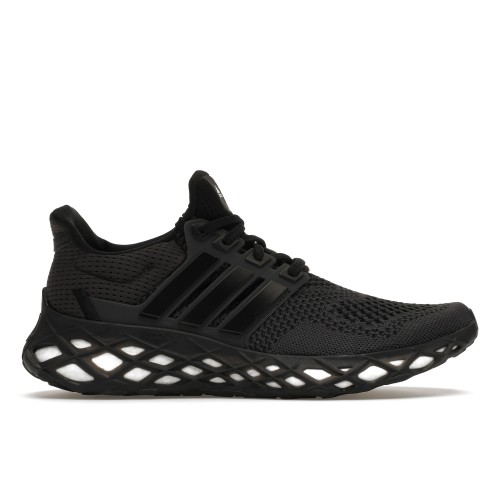 Кроссы adidas Ultra Boost Web DNA Black White - мужская сетка размеров