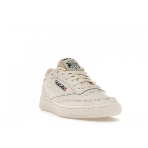 Reebok Club C 85 Chalk Black - мужская сетка размеров