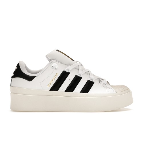 Кроссы adidas Superstar Bonega White Black (W) - женская сетка размеров