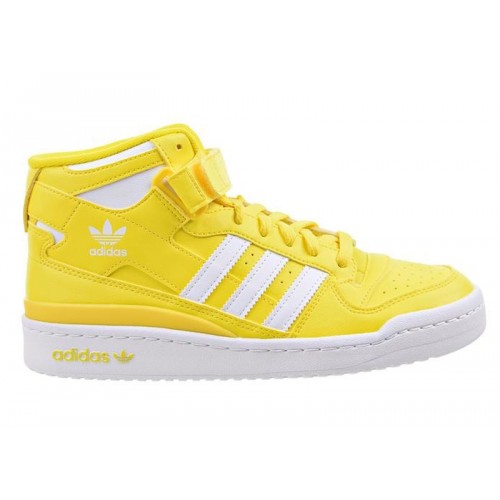 Кроссы adidas Forum Mid Yellow - мужская сетка размеров