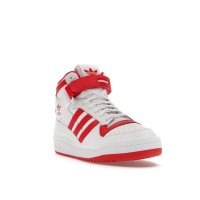 adidas Forum Mid Cloud White Vivid Red