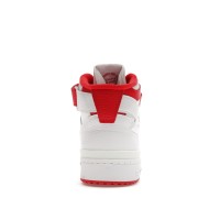adidas Forum Mid Cloud White Vivid Red