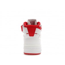 adidas Forum Mid Cloud White Vivid Red
