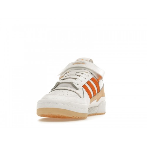 Кроссы adidas Forum Low White Pulse Amber - мужская сетка размеров