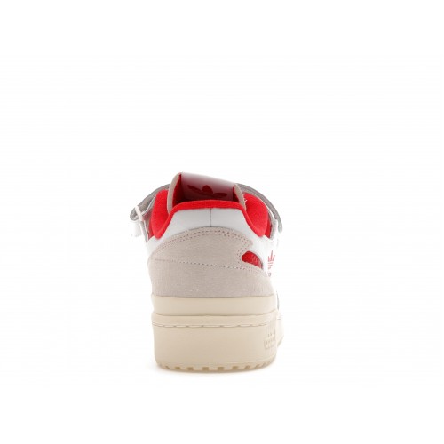 Кроссы adidas Forum 84 Low White Cream Red - мужская сетка размеров