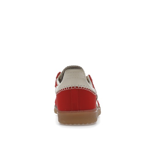 Кроссы adidas Samba Wales Bonner Red White - мужская сетка размеров