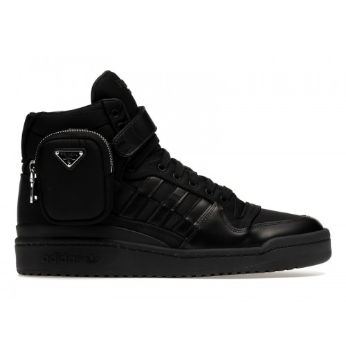 Кроссы adidas Forum High Prada Black - мужская сетка размеров