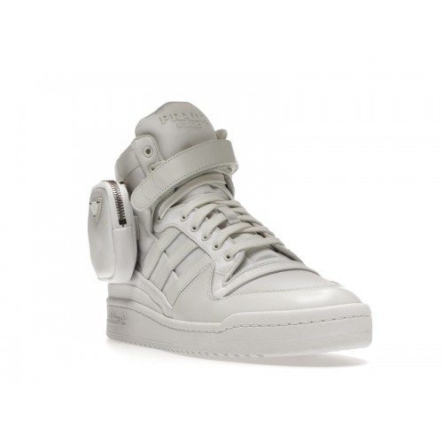 Кроссы adidas Forum High Prada White - мужская сетка размеров