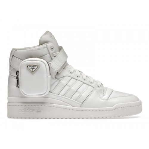 Кроссы adidas Forum High Prada White - мужская сетка размеров