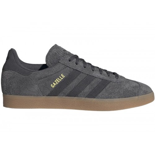 Кроссы adidas Gazelle Suede Grey Carbon Gum - мужская сетка размеров