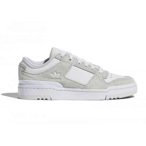 Кроссы adidas Forum Luxe Low White Orbit Grey (W) - женская сетка размеров
