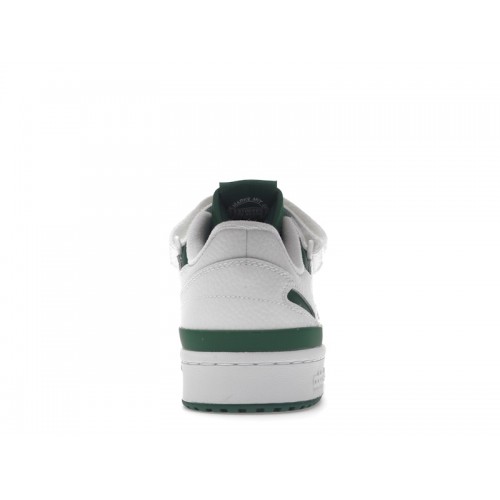 Кроссы adidas Forum Low White Collegiate Green - мужская сетка размеров