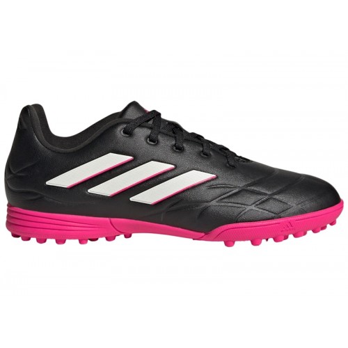 adidas Copa Pure.3 Turf Core Black Zero Metalic Team Shock Pink (GS) - подростковая сетка размеров