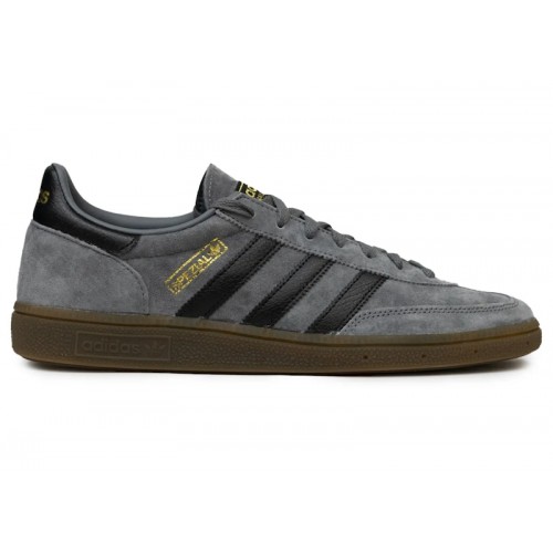 Кроссы adidas Handball Spezial Grey Black Gum - мужская сетка размеров