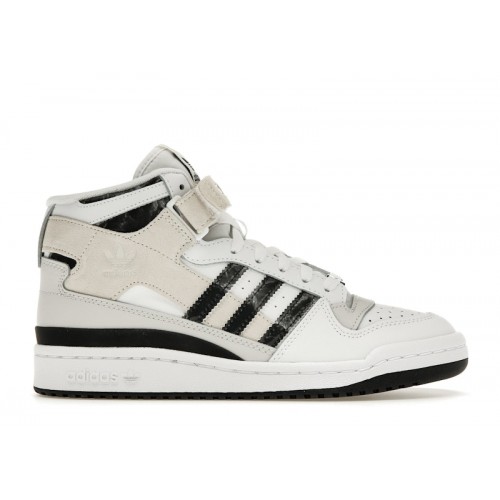 adidas Forum Mid Cloud White Off White Core Black (W) - женская сетка размеров