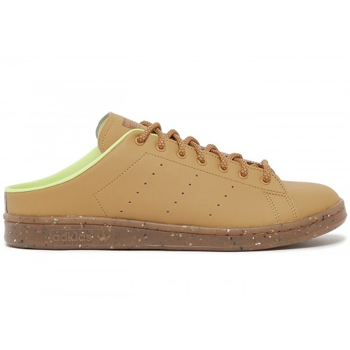 Кроссы adidas Stan Smith Mule Plant and Grow Golden Beige - мужская сетка размеров