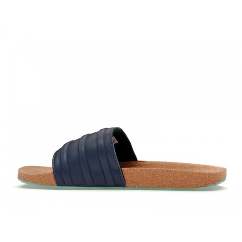 adidas Adilette Premium Navy Cork - мужская сетка размеров