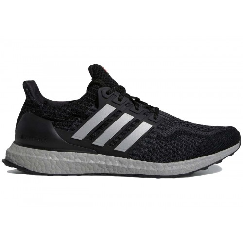 Кроссы adidas Ultra Boost 5.0 DNA Core Black Silver Metallic - мужская сетка размеров