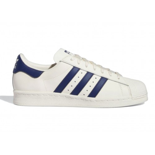 Кроссы adidas Superstar 82 White Dark Blue - мужская сетка размеров