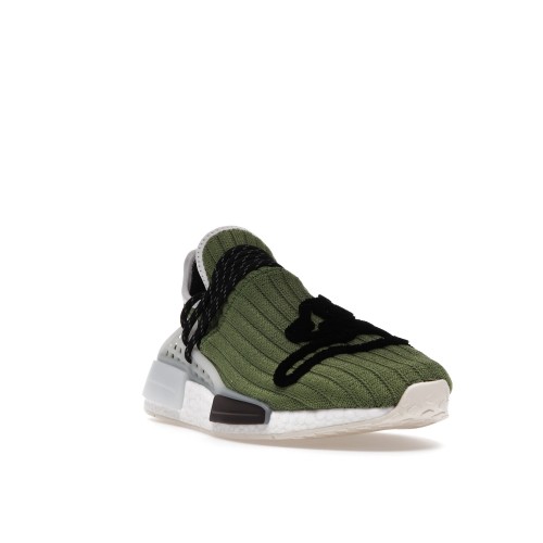 Кроссы adidas NMD Hu Pharrell x Billionaire Boys Club Running Dog Green - мужская сетка размеров