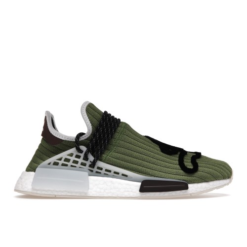 Кроссы adidas NMD Hu Pharrell x Billionaire Boys Club Running Dog Green - мужская сетка размеров