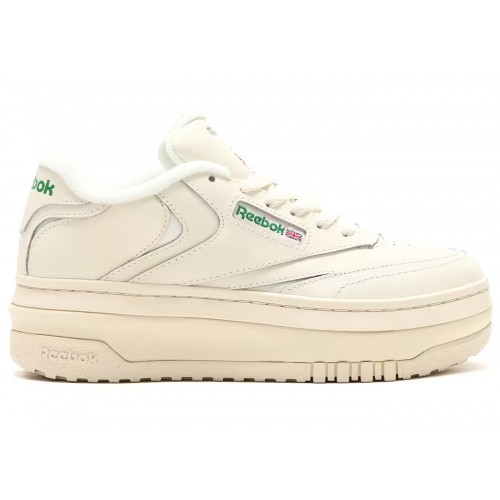 Кроссы Reebok Club C Extra Chalk Green (W) - женская сетка размеров