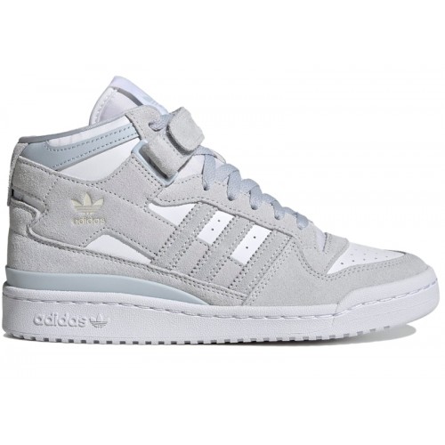 Кроссы adidas Forum Mid Halo Blue Grey (W) - женская сетка размеров