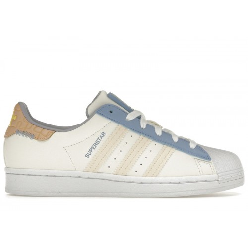 adidas Superstar Puzzle Off White Ecru Tint - мужская сетка размеров