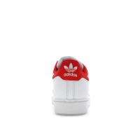 adidas Superstar Cloud White Vivid Red