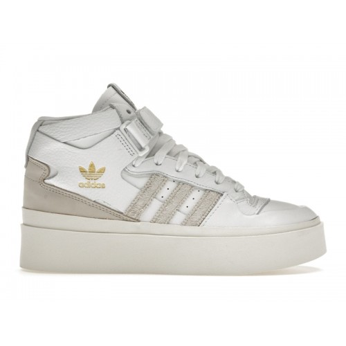 Кроссы adidas Forum Bonega Mid Cloud White Orbit Grey Bliss (W) - женская сетка размеров