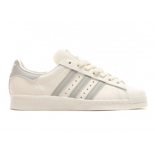 Кроссы adidas Superstar 82 Cloud White Metal Grey - мужская сетка размеров