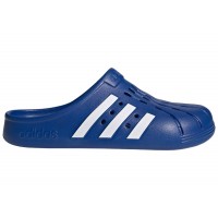 adidas Adilette Clogs Royal Blue Cloud White