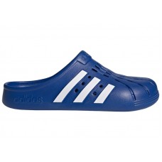adidas Adilette Clogs Royal Blue Cloud White