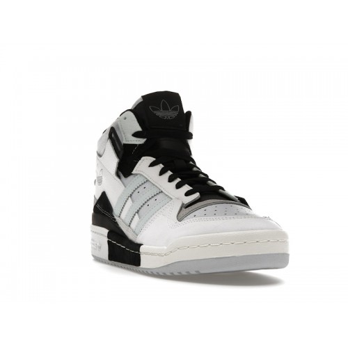 Кроссы adidas Forum Mid White Halo Mint - мужская сетка размеров