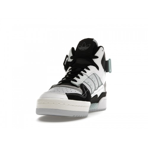 Кроссы adidas Forum Mid White Halo Mint - мужская сетка размеров