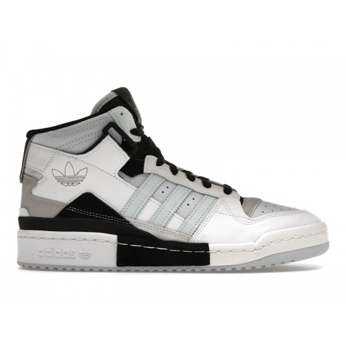 Кроссы adidas Forum Mid White Halo Mint - мужская сетка размеров