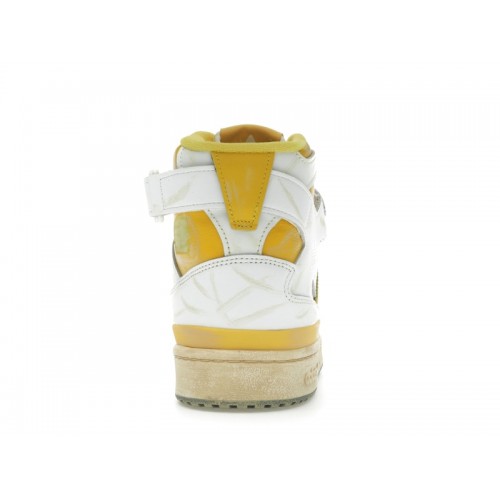 adidas Forum 84 Hi AEC White Hazy Yellow - мужская сетка размеров