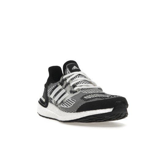 Кроссы adidas Ultra Boost 19.5 DNA White Black Marble - мужская сетка размеров