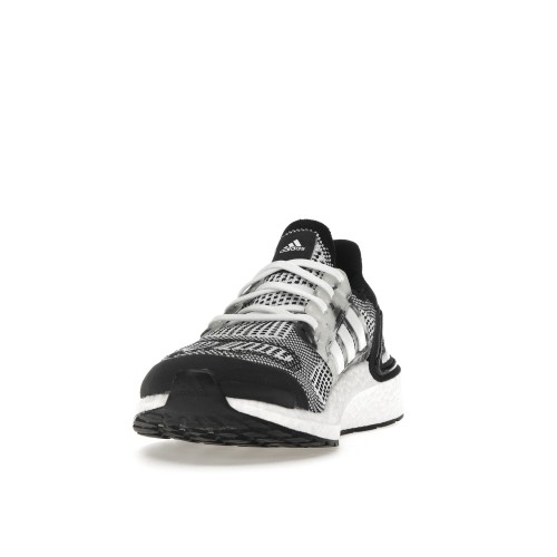 Кроссы adidas Ultra Boost 19.5 DNA White Black Marble - мужская сетка размеров